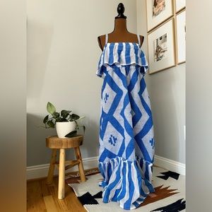 Very Anthro NEW No Tags Beachy Maxi Dress size Large Never Worn *No Brand Tags